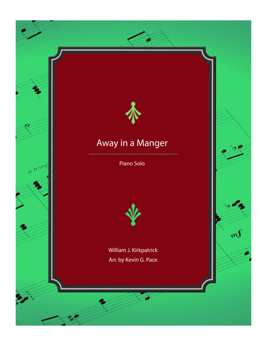 Away In a Manger, piano solo Piano Solo scores gallery preview page 1