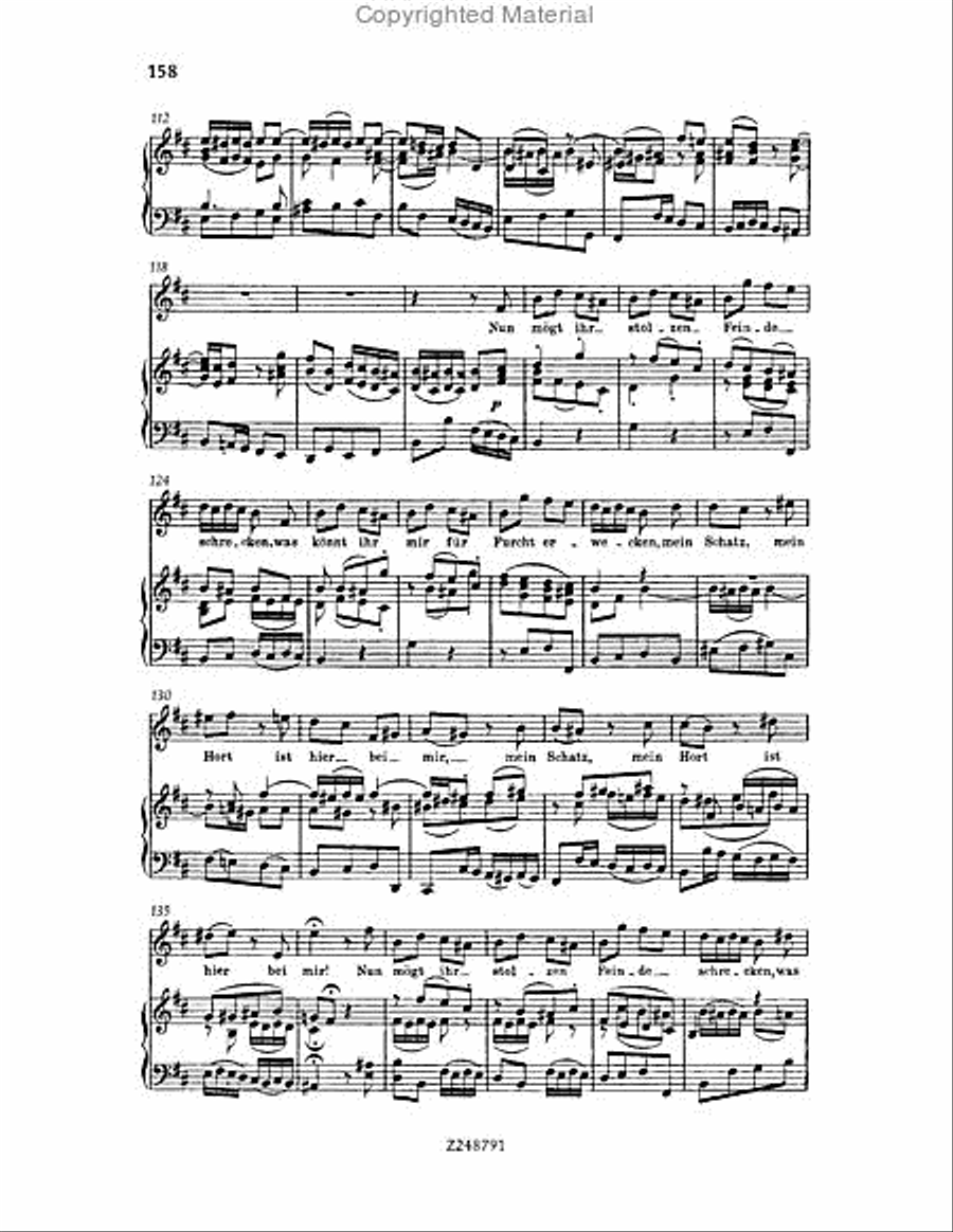 Christmas Oratorio, BWV 248 Choir scores gallery preview page 157
