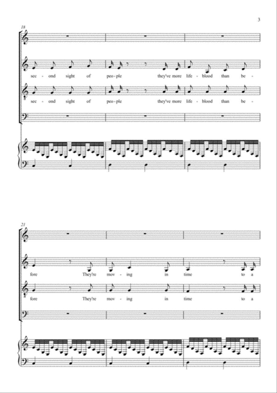 The Carpet Crawlers 4-Part scores gallery preview page 3