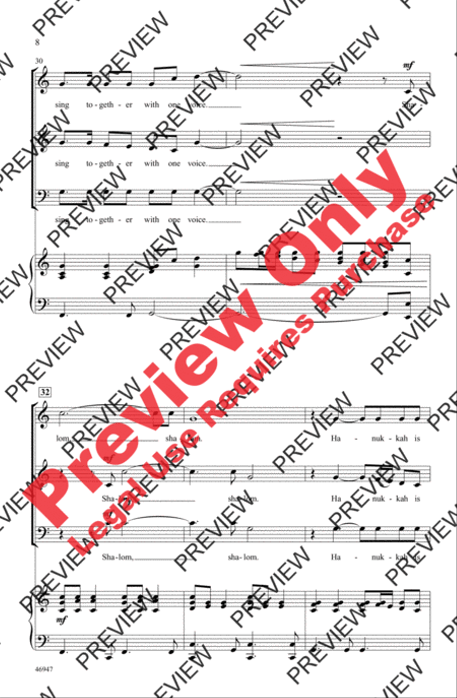 In the Candleglow In the Candleglow 3-Part scores gallery preview page 8