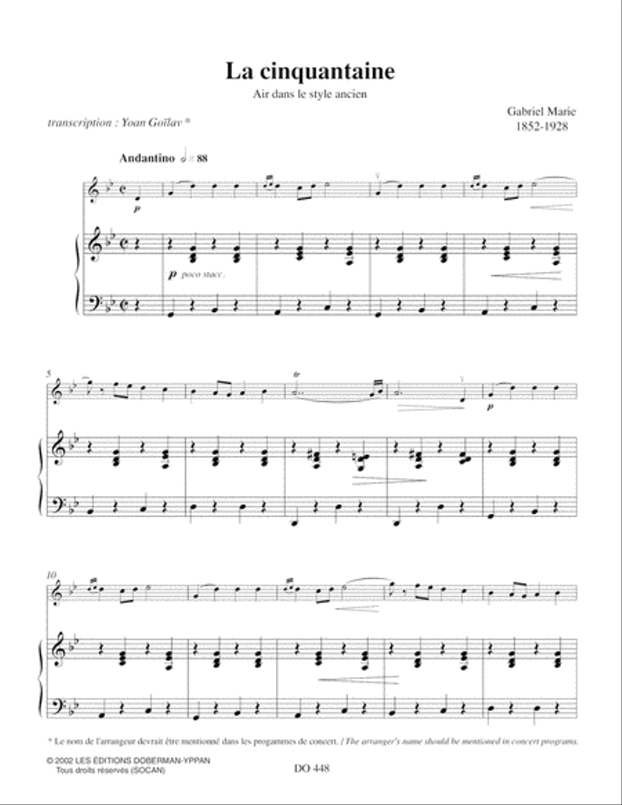 Concert Pieces for the Double Bass, Vol. 2 (bass / piano) Double Bass scores gallery preview page 6