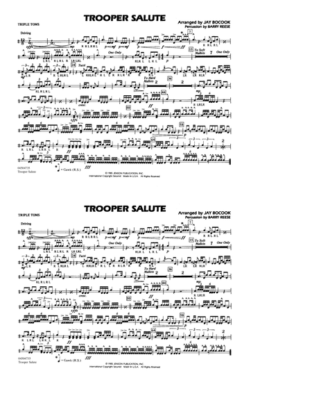 Trooper Salute - Tri-Toms