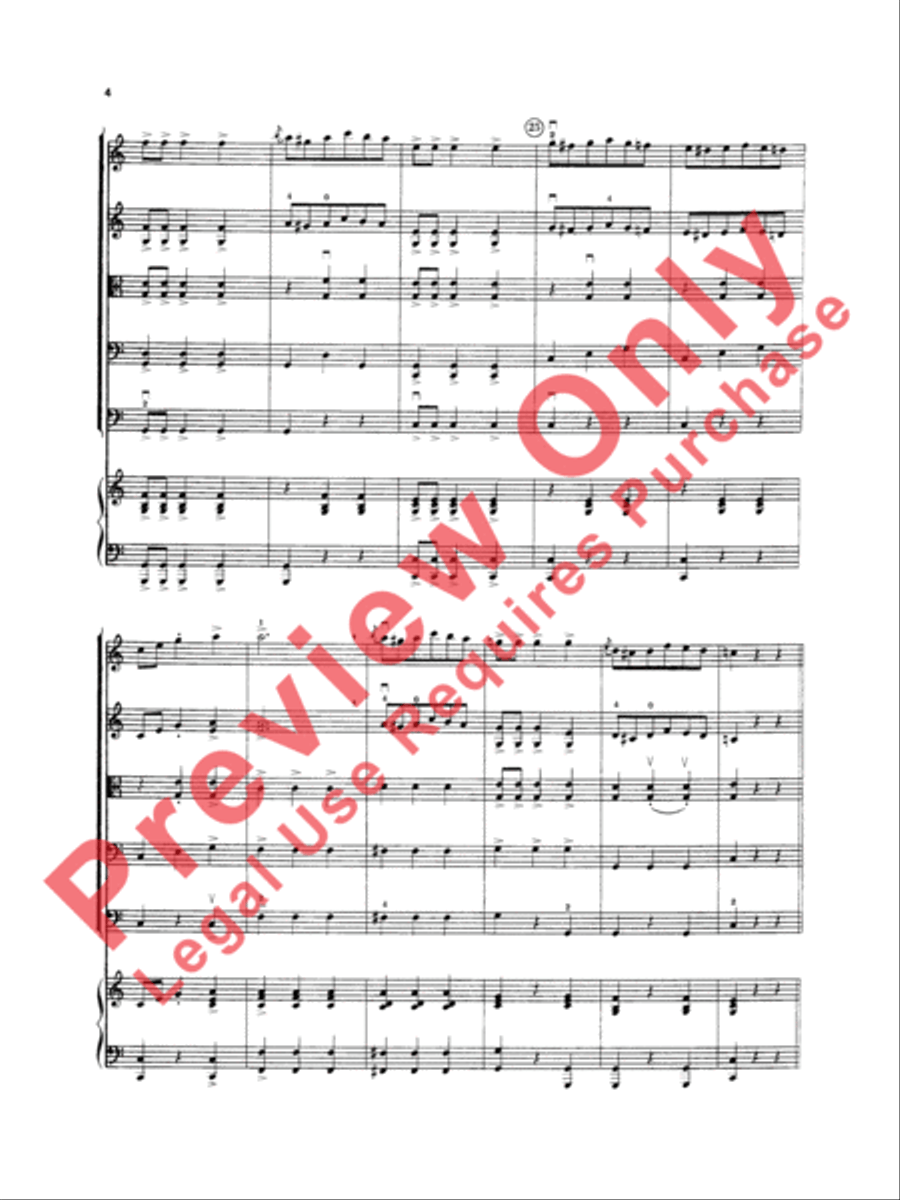 Fledermaus Waltzes String Orchestra scores gallery preview page 5