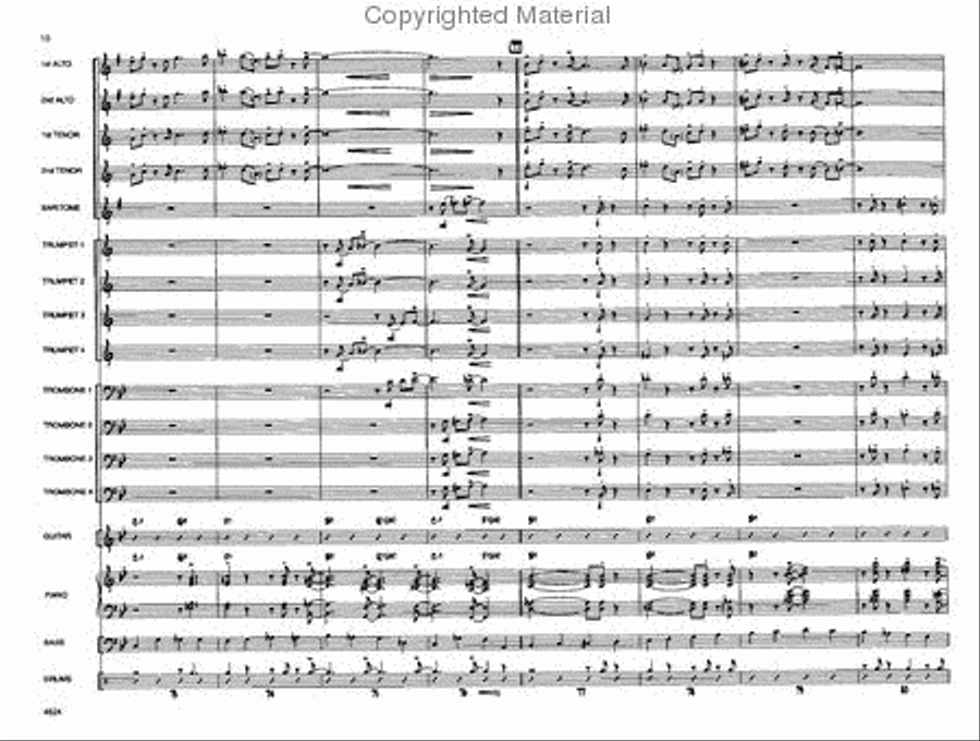 Vamoose Your Caboose Jazz Ensemble scores gallery preview page 11