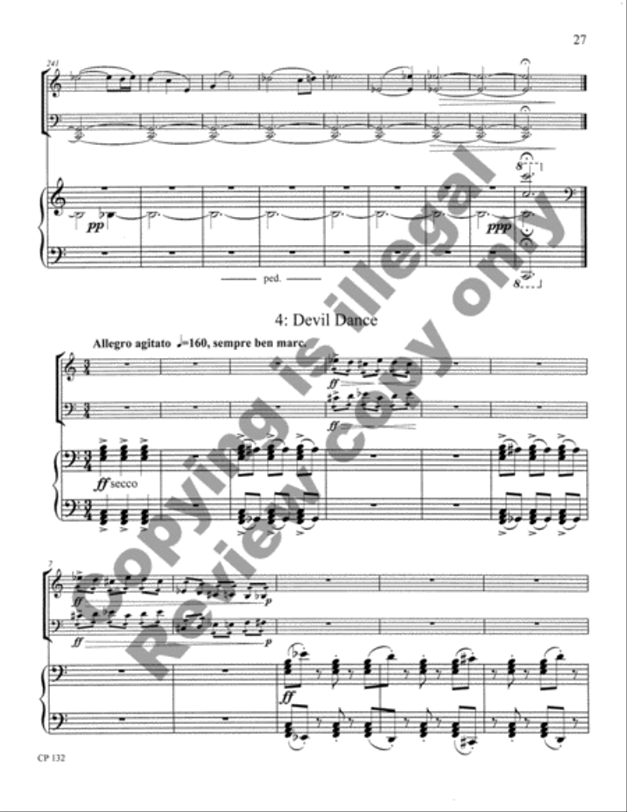 Concert Suite Piano Trio scores gallery preview page 25