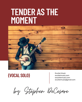 Book cover for Tender As The Moment (Vocal solo)