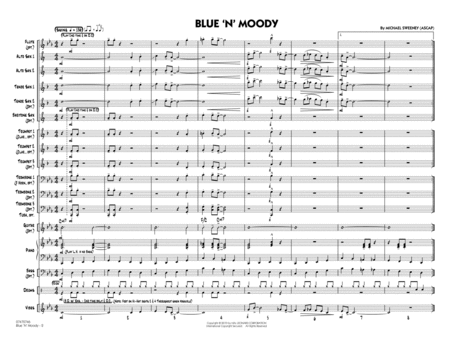 Blue 'N' Moody - Full Score