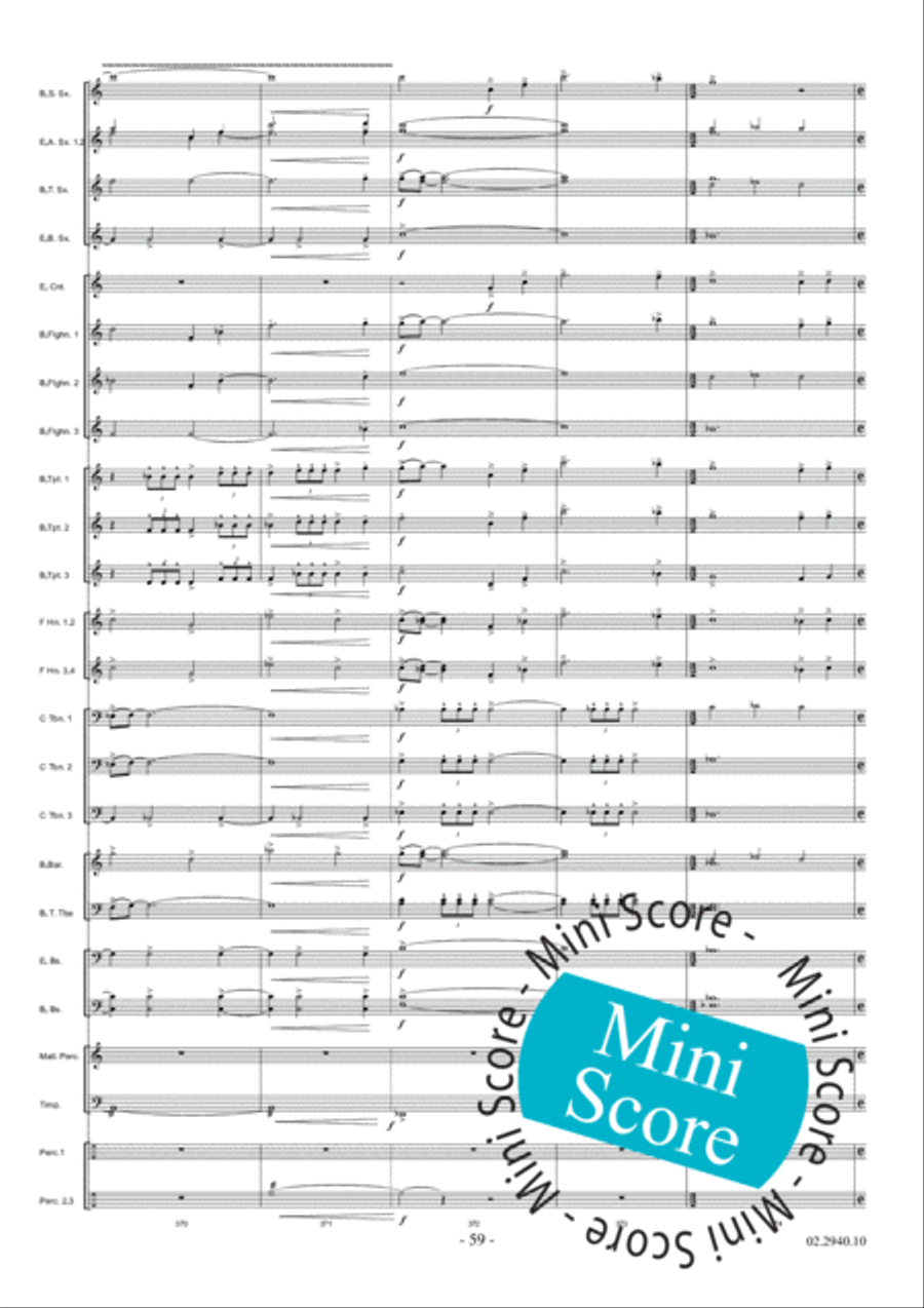 Aurora Fanfare Band scores gallery preview page 65