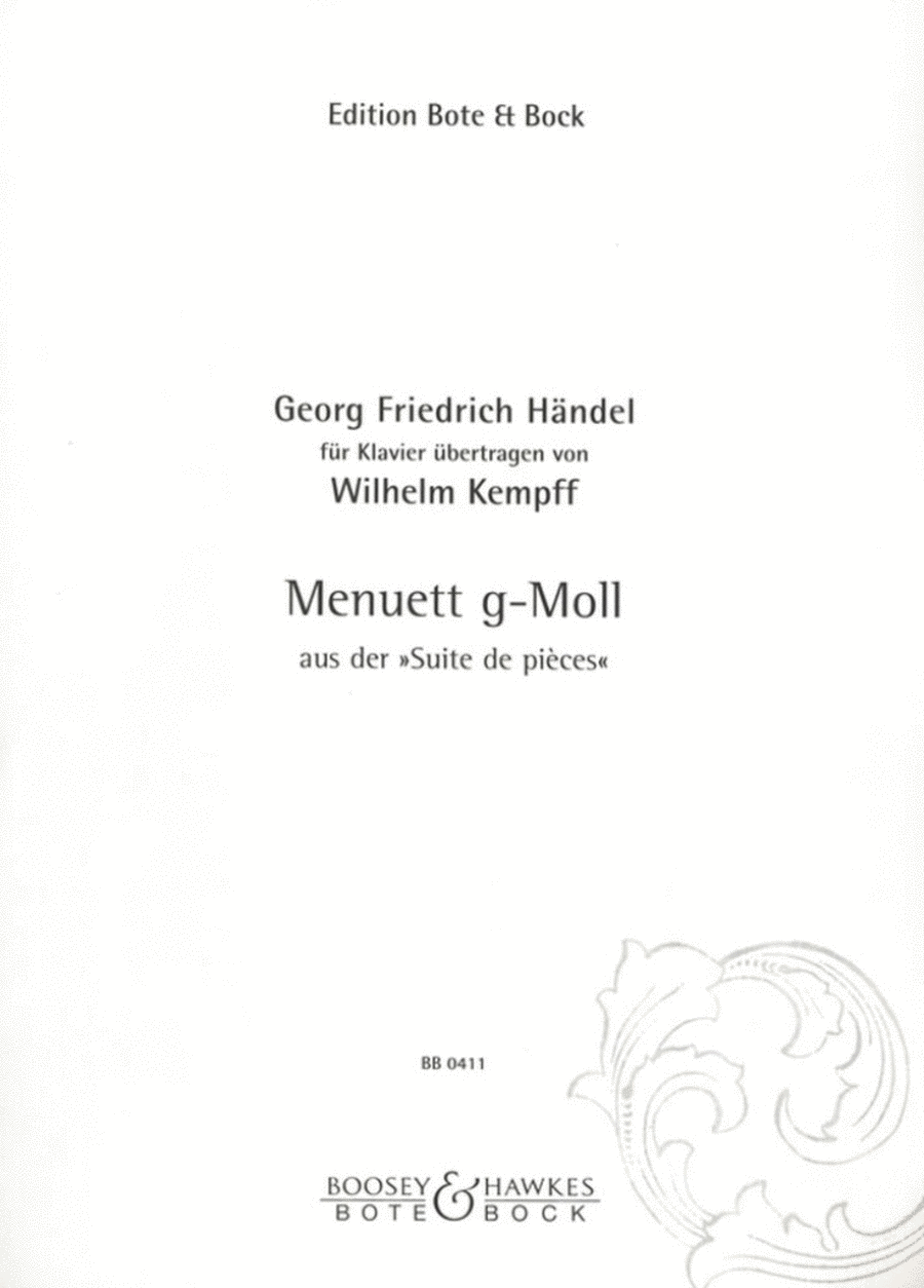 Menuett g-moll ( Aus Der 