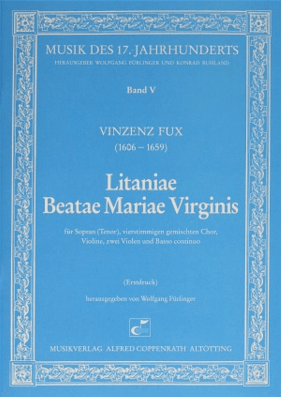 Litaniae Beatae Mariae Virginis 4-Part scores gallery preview page 1