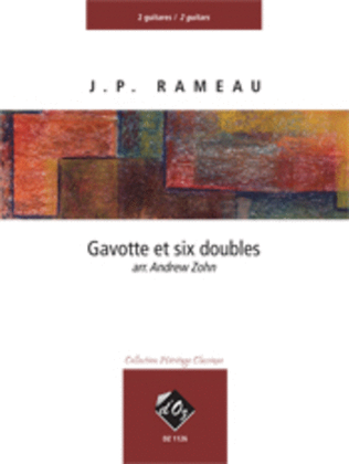 Book cover for Gavotte et six doubles