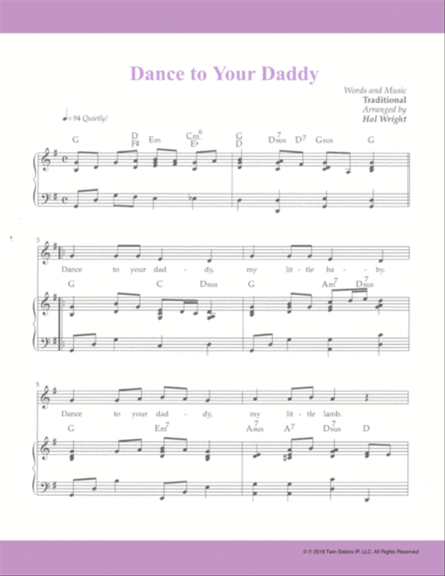 Dance to Your Daddy Voice scores gallery preview page 1