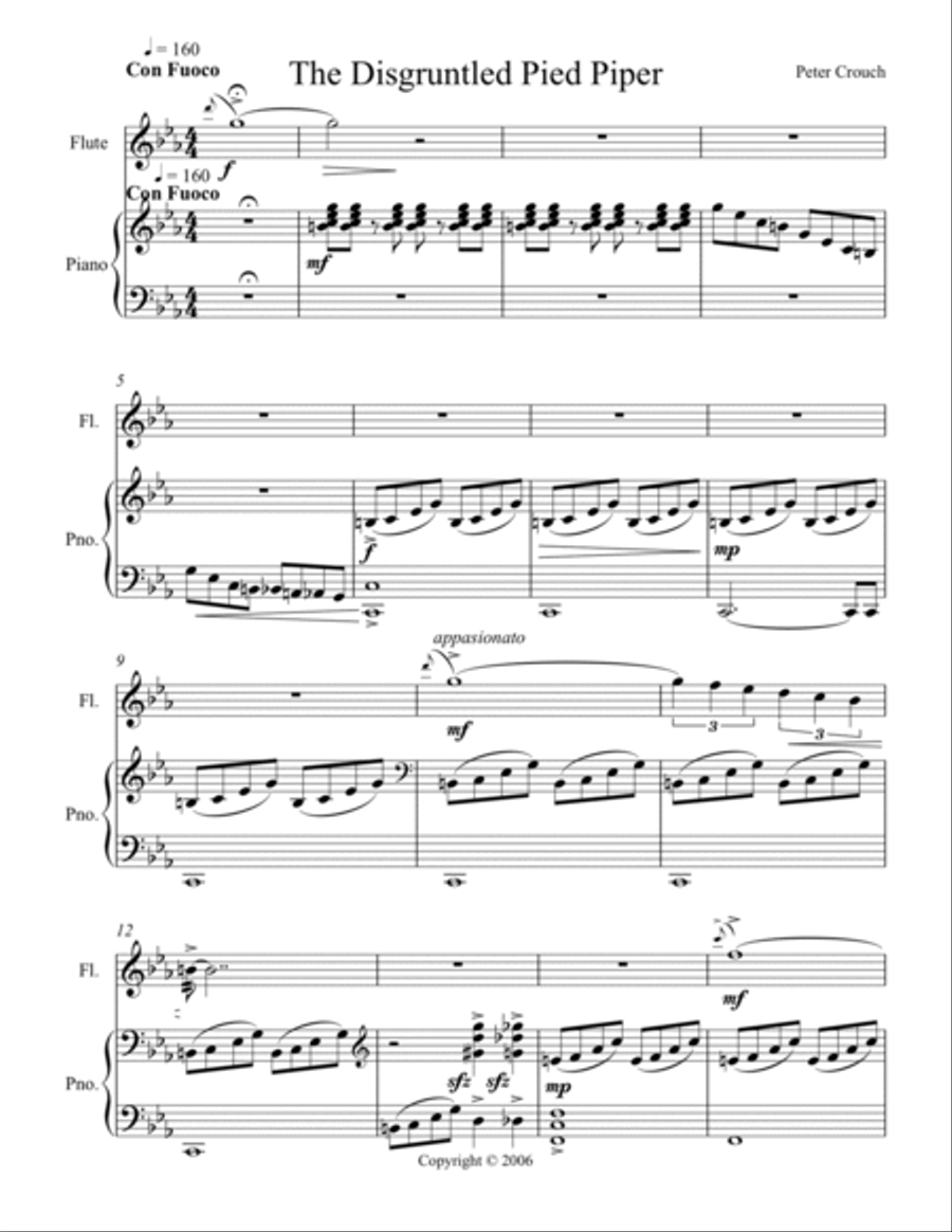 The Disgruntled Pied Piper Flute Solo scores gallery preview page 6