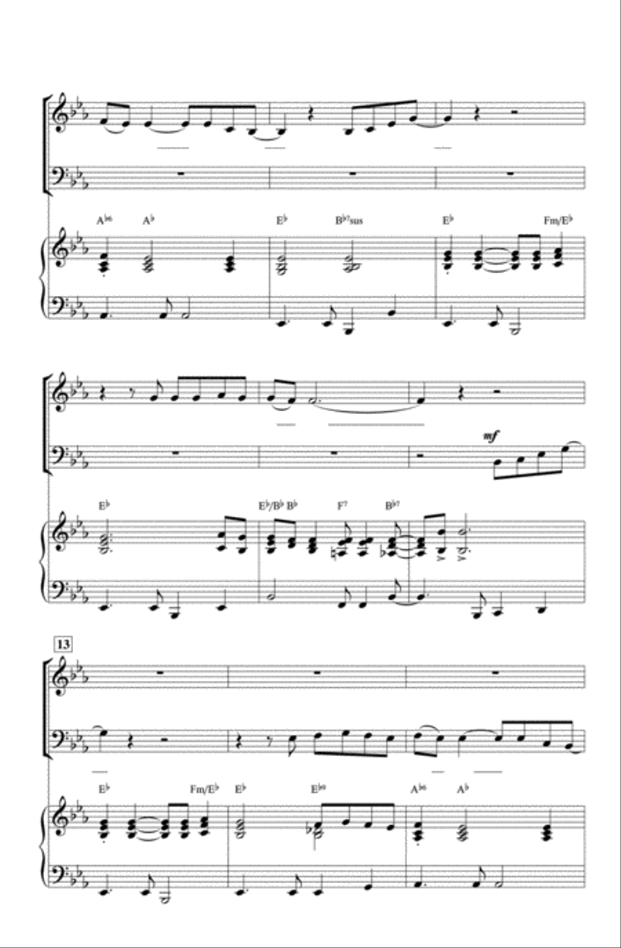 Let Me Be There Let Me Be There 3-Part scores gallery preview page 3
