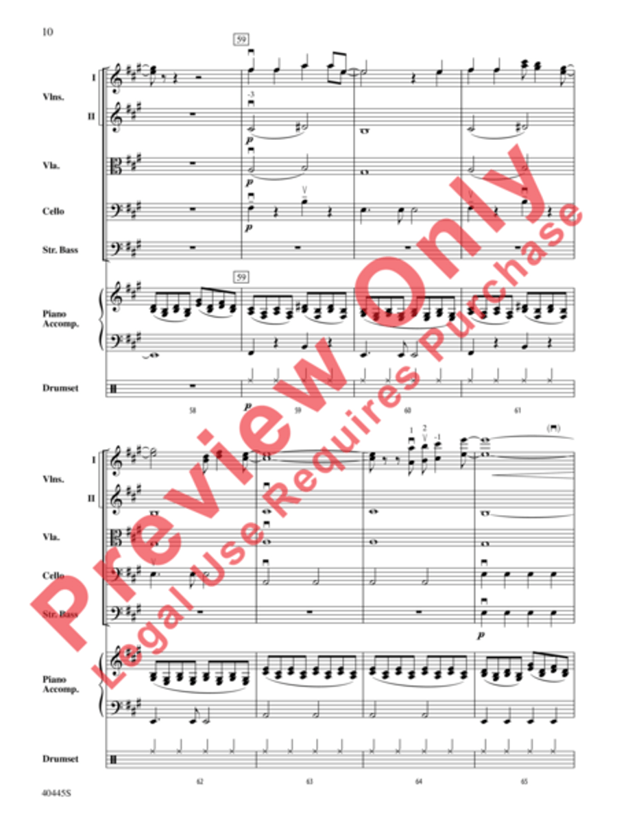 The Rolling Stones on Tour String Orchestra scores gallery preview page 11