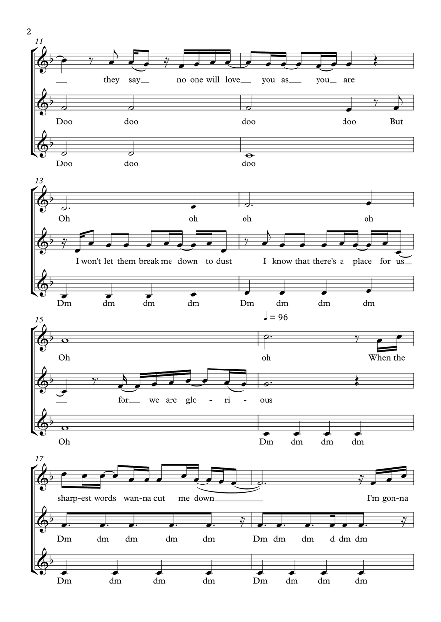 This Is Me SSA scores gallery preview page 2