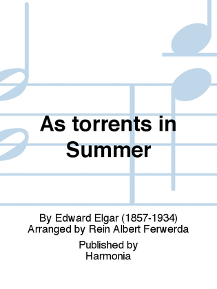 Book cover for As torrents in Summer