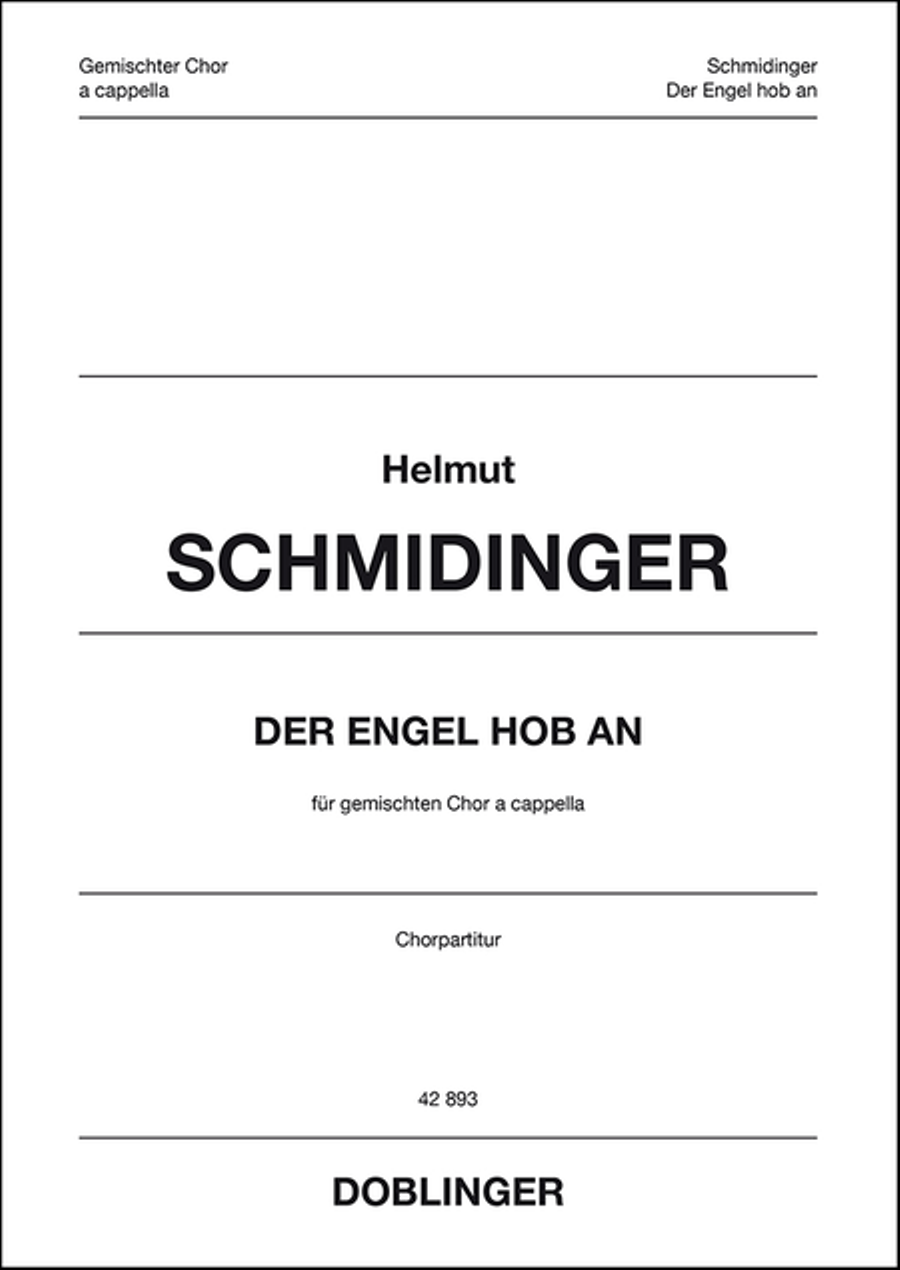 Der Engel hob an (2013) SSATB scores gallery preview page 1