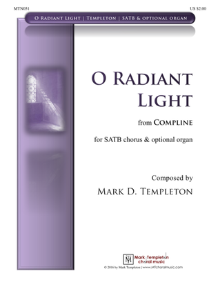 Book cover for O Radiant Light