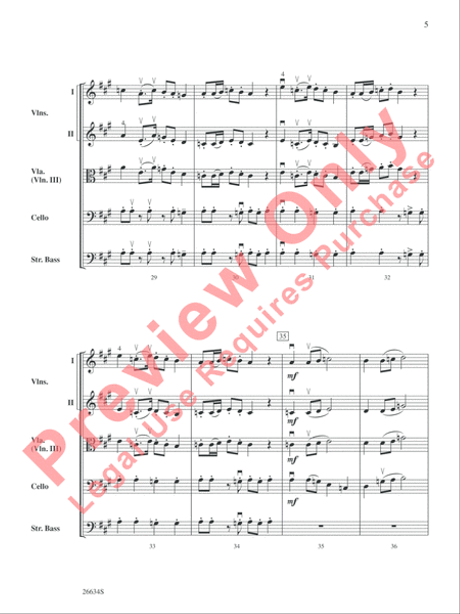Ghosts of the Taman Negara String Orchestra scores gallery preview page 6