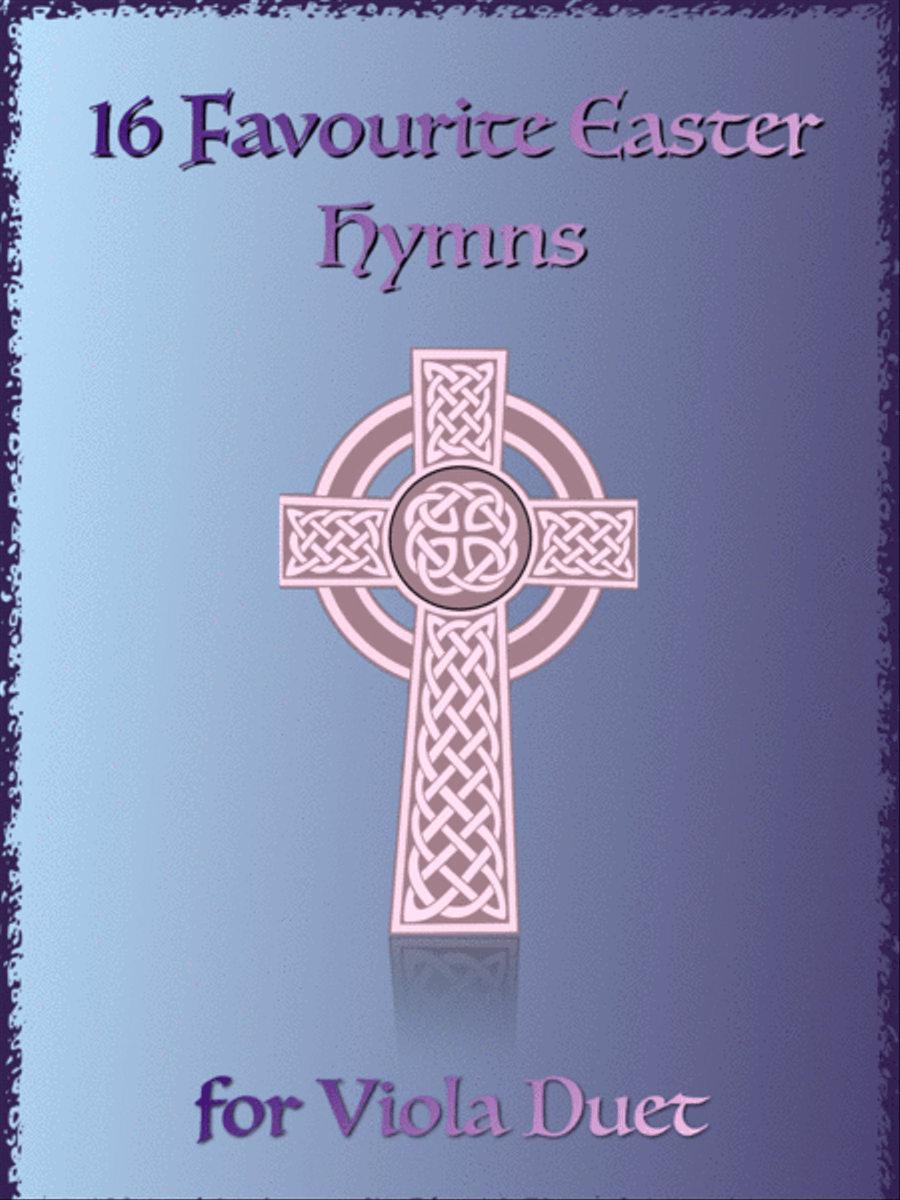 16 Favourite Easter Hymns for Viola Duet String Duet scores gallery preview page 1