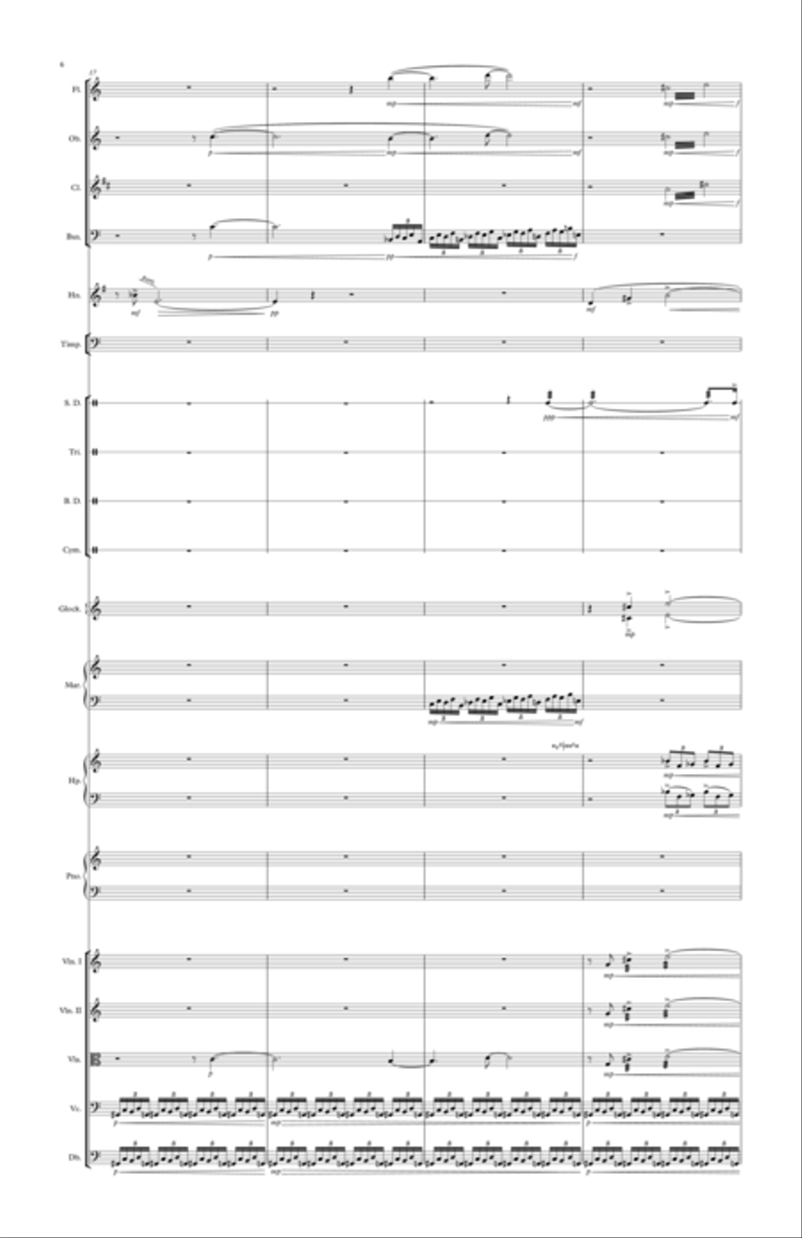 Twelve Percussion Ensemble scores gallery preview page 6