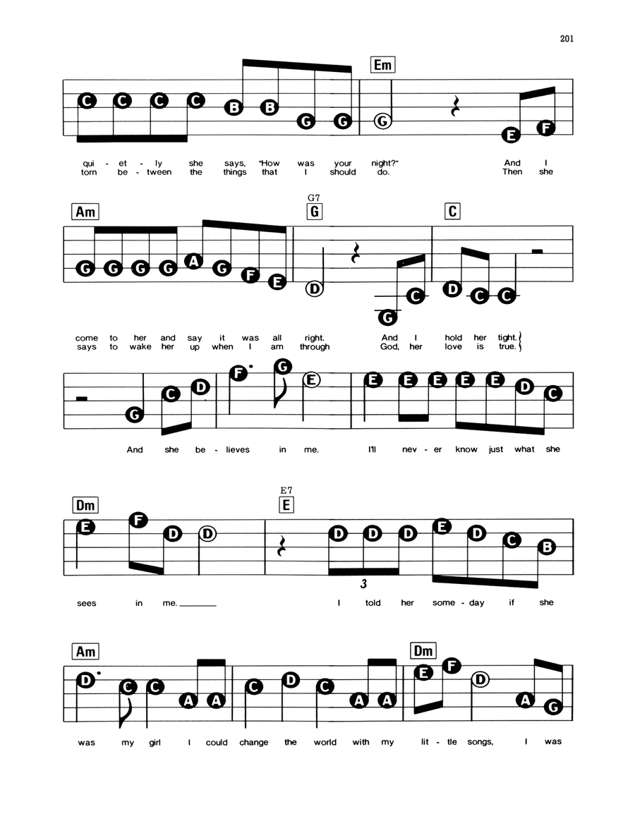 She Believes In Me Electronic Keyboard scores gallery preview page 2