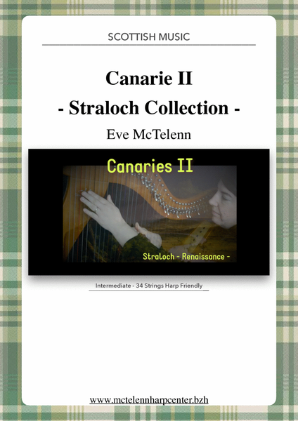 Canaries II - intermediate & 34 String Harp | McTelenn Harp Center image number null