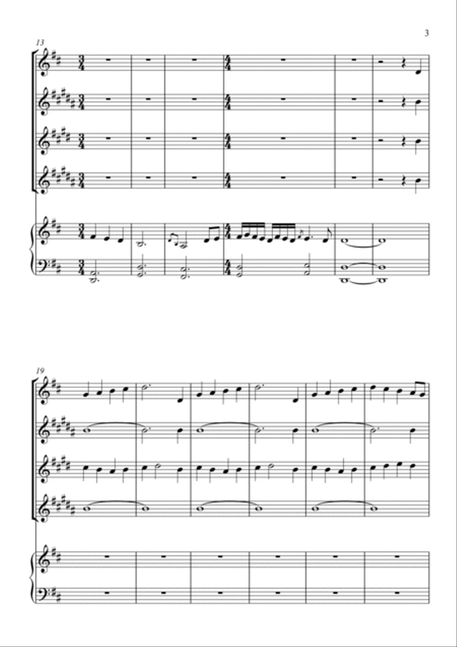 My Heart Will Go On (love Theme From 'titanic') Small Ensemble scores gallery preview page 3