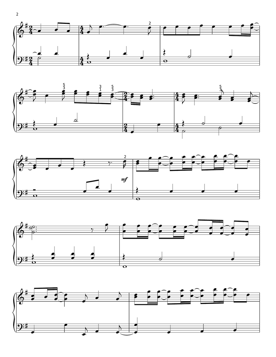 From This Moment On Piano Solo scores gallery preview page 2