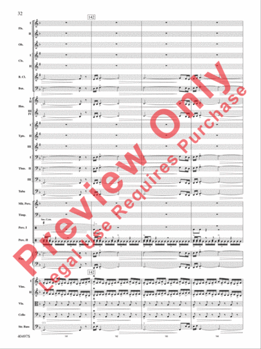 Batman: The Dark Knight Rises Full Orchestra scores gallery preview page 33