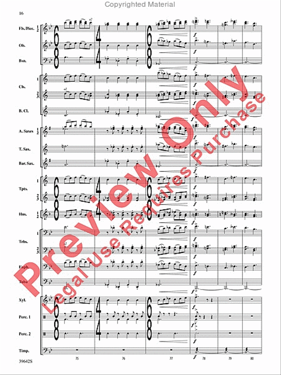 Chroma Concert Band scores gallery preview page 17