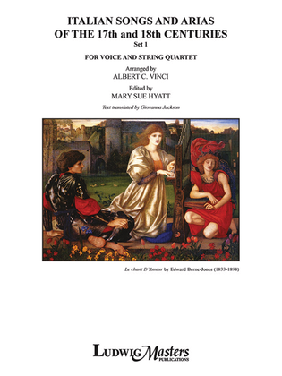 Book cover for Italian Songs and Arias of the 17th and 18th Century, Set 1 (String Orchestra)
