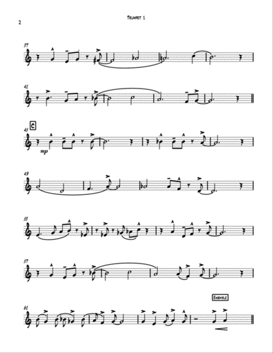 Four Brass Ensemble scores gallery preview page 2