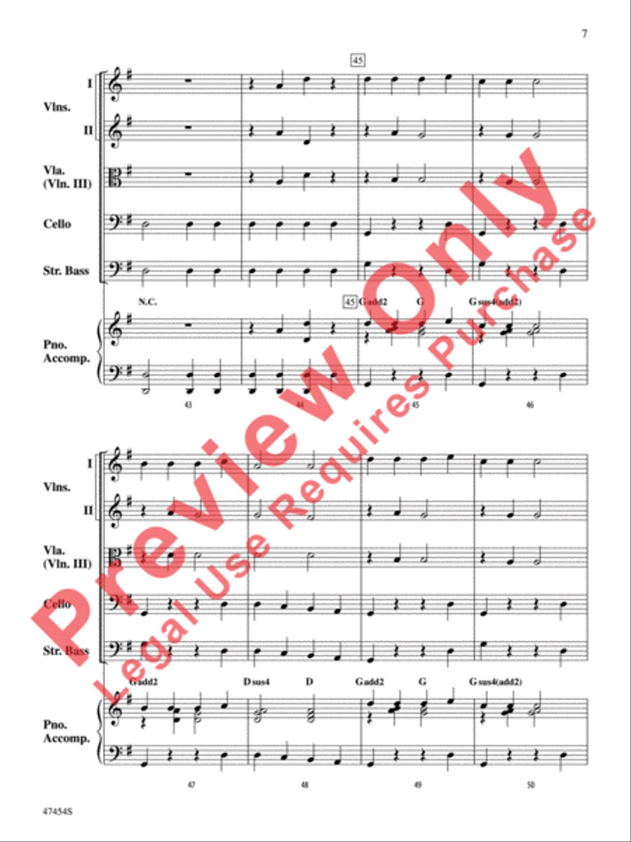 Just Add Music String Orchestra scores gallery preview page 8