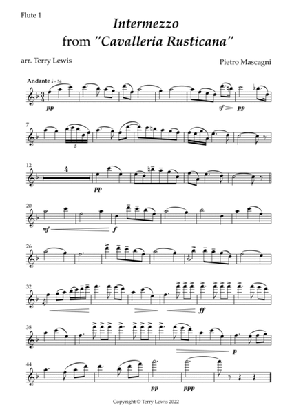 Intermezzo from Cavalleria Rusticana - Concert Band image number null
