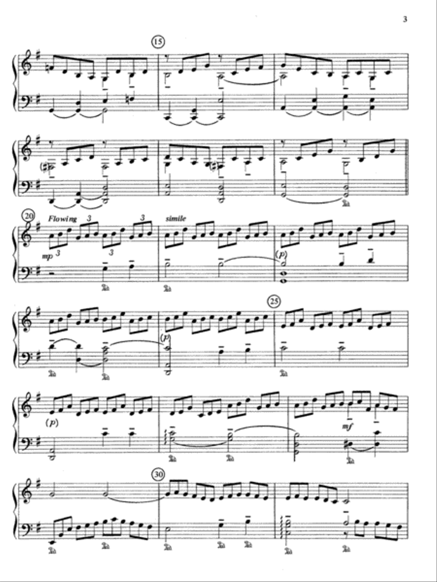 Come and Praise Him Piano Solo scores gallery preview page 3
