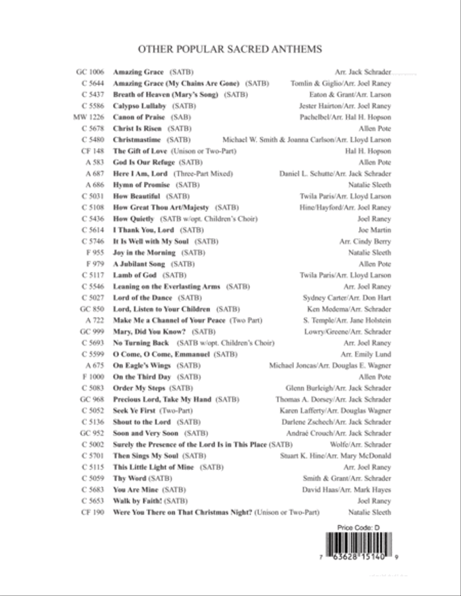Joy in the Morning Joy in the Morning 3-Part scores gallery preview page 16
