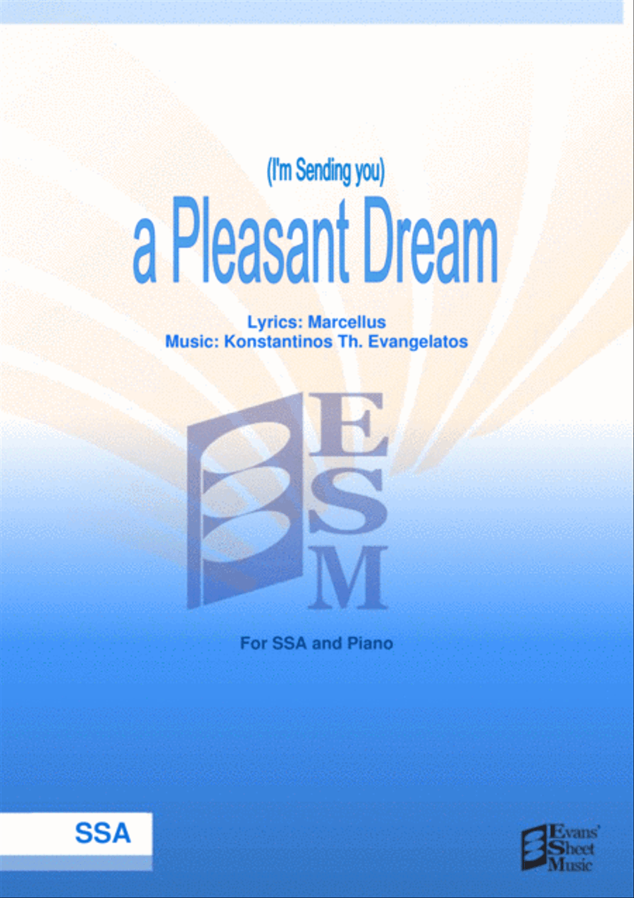 A Pleasant Dream (SSA + Piano) SSA scores gallery preview page 1