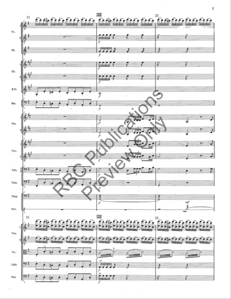 Light Cavalry Overture Full Orchestra scores gallery preview page 8