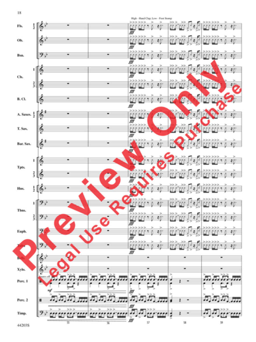 Loco Motion Concert Band scores gallery preview page 10