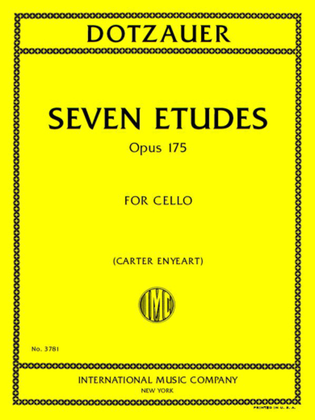 Book cover for Seven Etudes, Opus 175