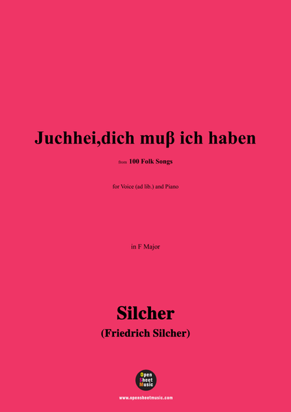 Silcher-Juchhei,dich muβ ich haben,for Voice(ad lib.) and Piano image number null