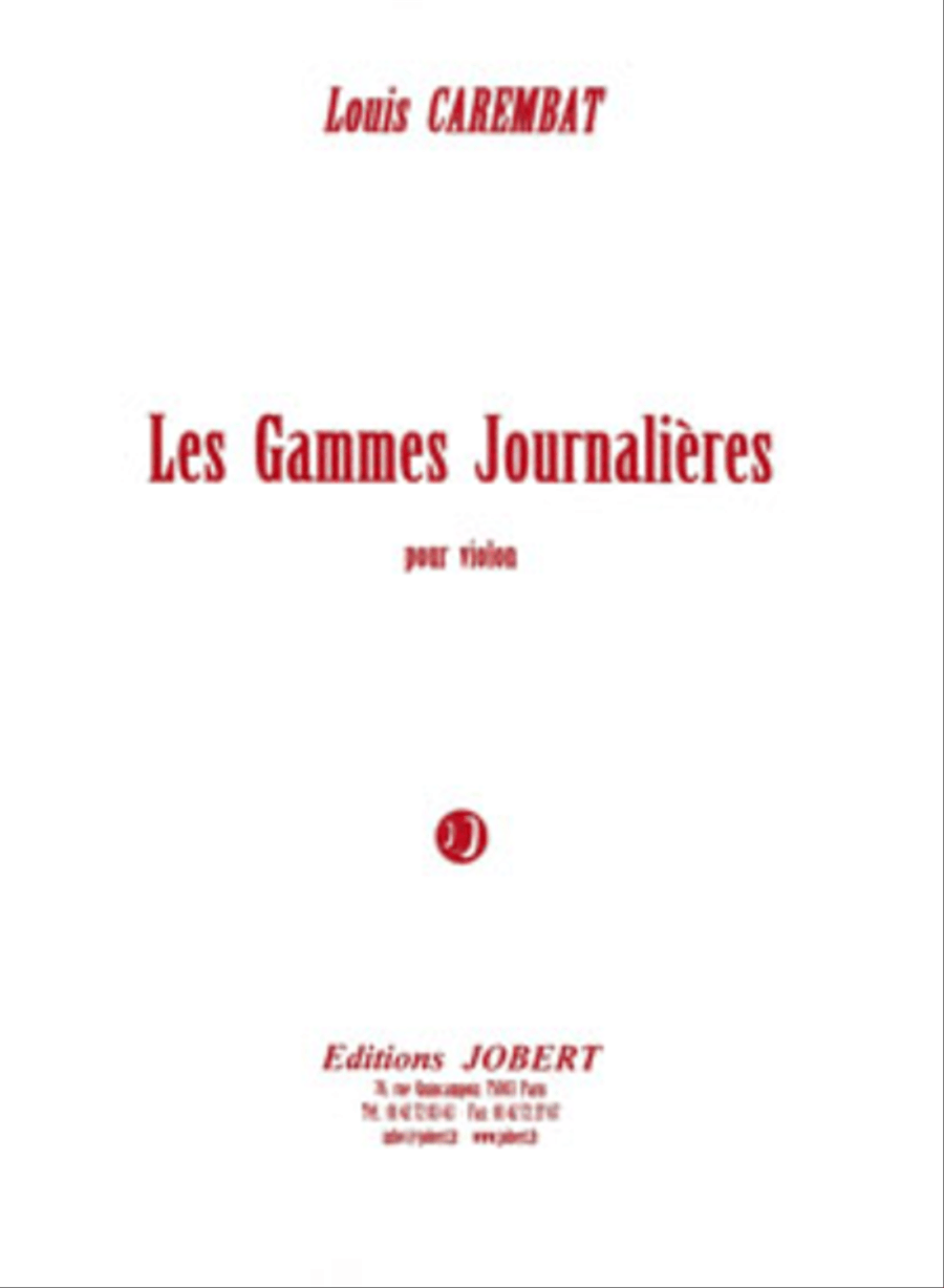 Gammes Journalieres