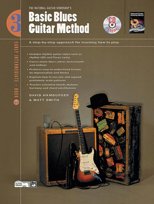 Book cover for Basic Blues Guitar Method, Book 3