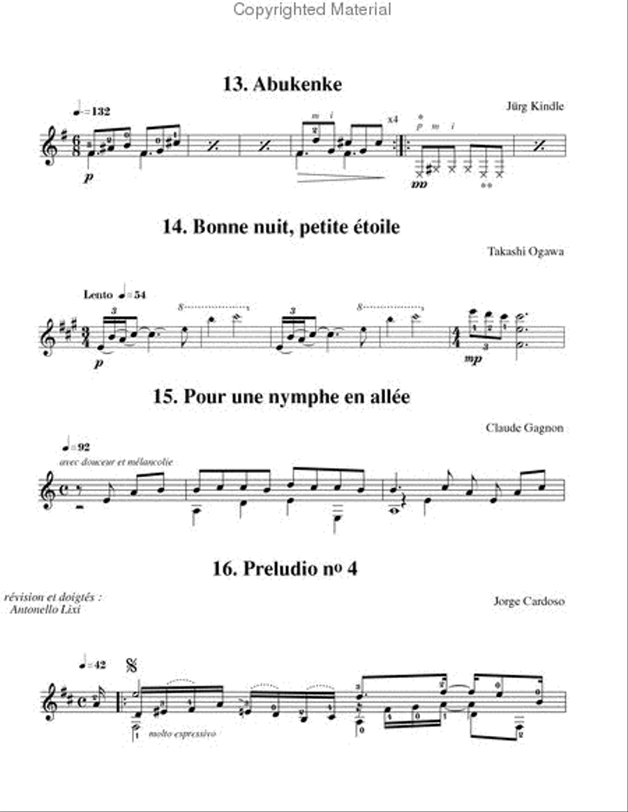 Édition 20e anniversaire, 20 comp. (CD inclus) Classical Guitar scores gallery preview page 5