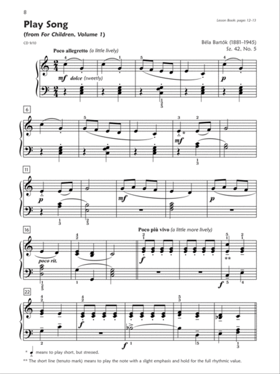 Premier Piano Course Masterworks, Book 4 Piano Method scores gallery preview page 3