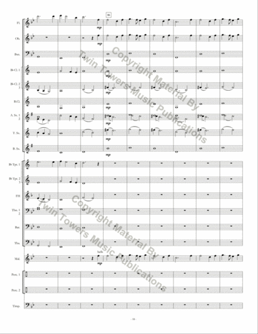 Respect is a Two Way Street Concert Band scores gallery preview page 19