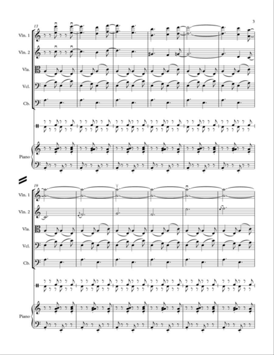 Tarantella for String Orchestra Full Orchestra scores gallery preview page 3