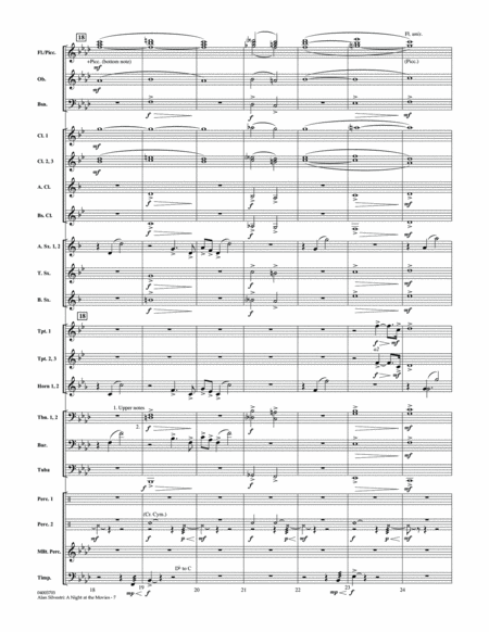 Alan Silvestri: A Night at the Movies - Conductor Score (Full Score)
